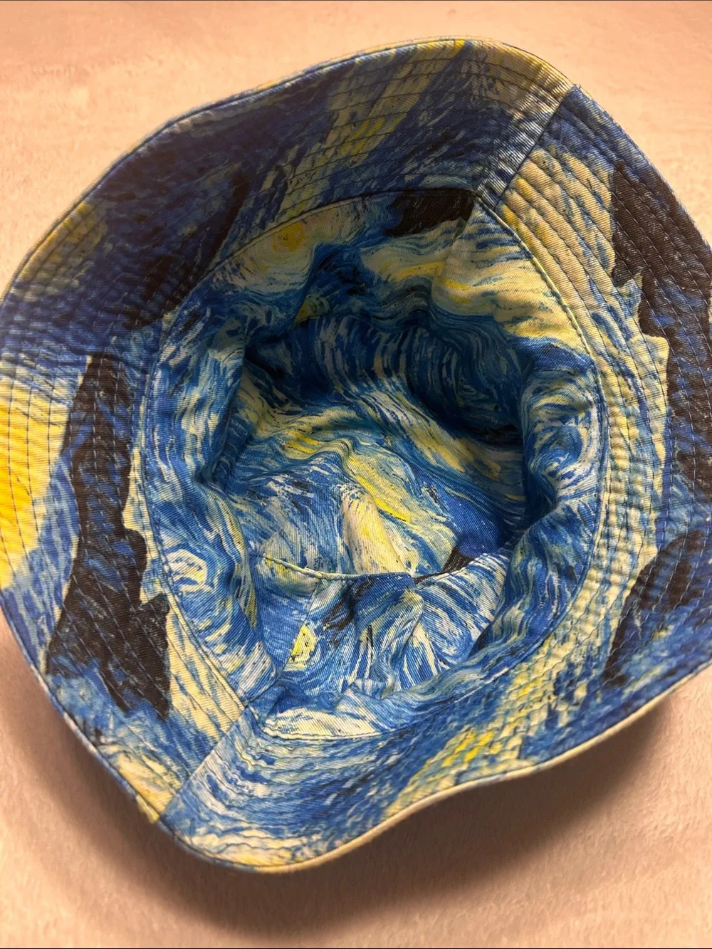 Adult Van Gogh Art Print Bucket Hat